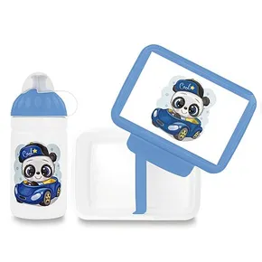 Egészséges kulacs 0,5 l és egészséges snack szett - Panda driver